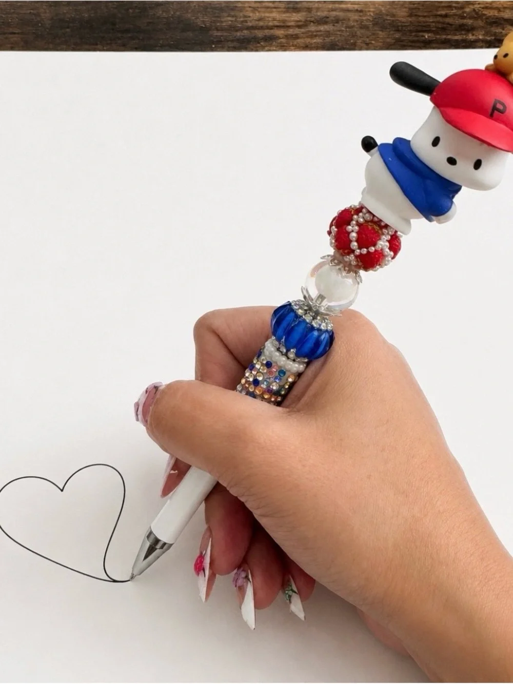 POCHACCO Ballpoint Pen - Red & Blue